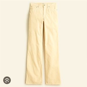 J Crew 90s straight leg mid rise corduroy pants